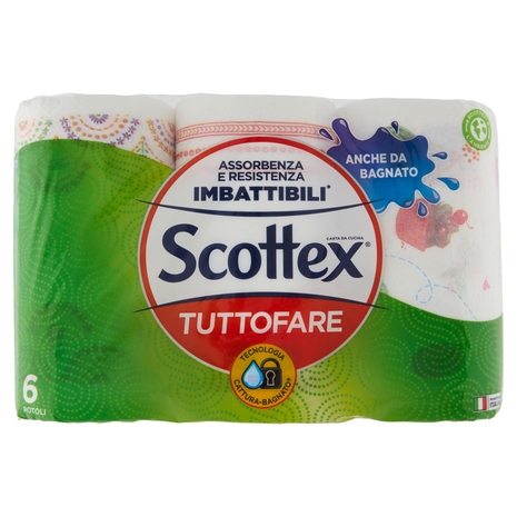 Scottonelle Carta da Cucina Tuttofare 6 pz